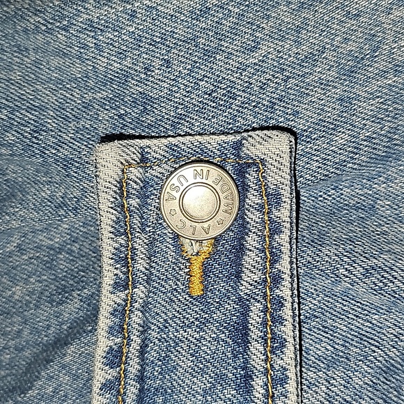 A.L.C. Luke Light Wash High Rise Jeans - Picture 5 of 8